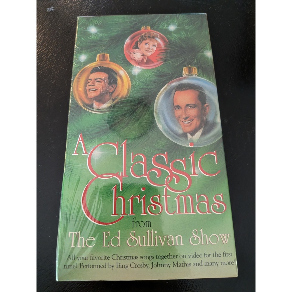 A Classic Christmas from The Ed Sullivan Show VHS New Sealed Bing Crosby Holiday